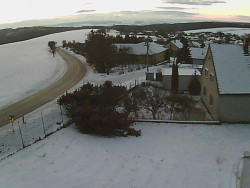 Vjezd do obce ze severu