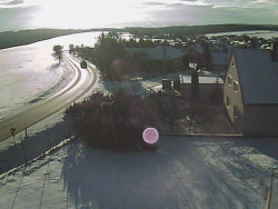 Vjezd do obce ze severu