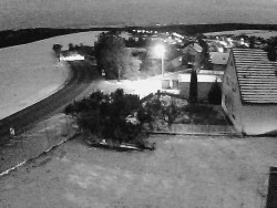 Vjezd do obce ze severu