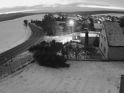 Vjezd do obce ze severu