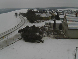 Vjezd do obce ze severu