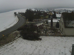 Vjezd do obce ze severu