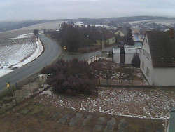 Vjezd do obce ze severu