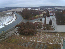 Vjezd do obce ze severu