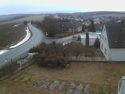 Vjezd do obce ze severu