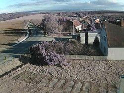 Vjezd do obce ze severu