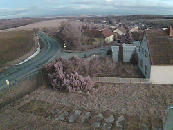 Vjezd do obce ze severu