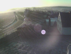 Vjezd do obce ze severu