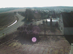 Vjezd do obce ze severu