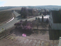 Vjezd do obce ze severu