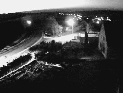 Vjezd do obce ze severu