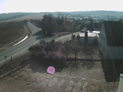 Vjezd do obce ze severu