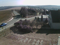 Vjezd do obce ze severu