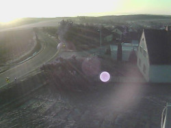 Vjezd do obce ze severu