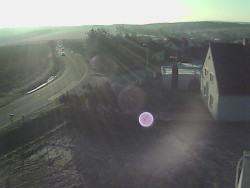 Vjezd do obce ze severu