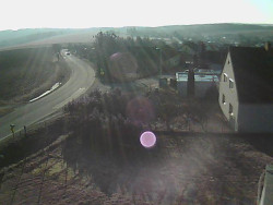 Vjezd do obce ze severu