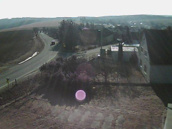 Vjezd do obce ze severu