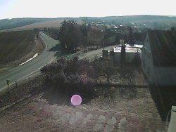 Vjezd do obce ze severu