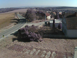 Vjezd do obce ze severu