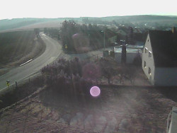 Vjezd do obce ze severu