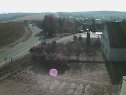 Vjezd do obce ze severu