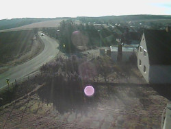 Vjezd do obce ze severu