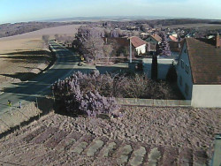 Vjezd do obce ze severu