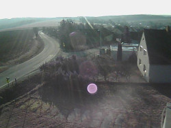 Vjezd do obce ze severu