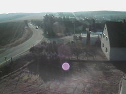 Vjezd do obce ze severu