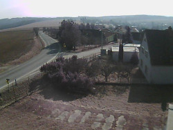 Vjezd do obce ze severu