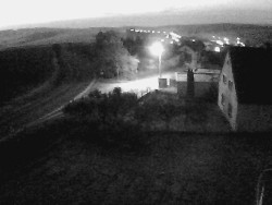 Vjezd do obce ze severu