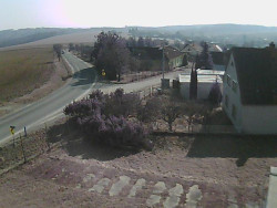 Vjezd do obce ze severu