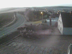 Vjezd do obce ze severu