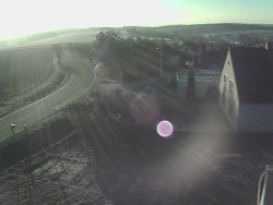 Vjezd do obce ze severu