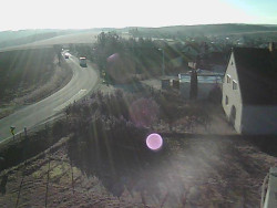 Vjezd do obce ze severu