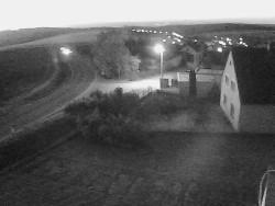 Vjezd do obce ze severu