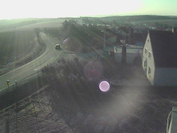 Vjezd do obce ze severu