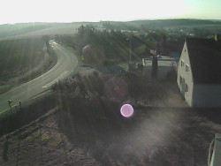 Vjezd do obce ze severu