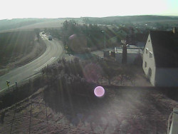 Vjezd do obce ze severu