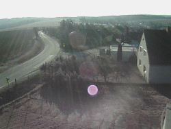 Vjezd do obce ze severu