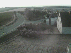 Vjezd do obce ze severu