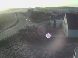 Vjezd do obce ze severu