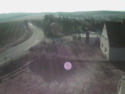 Vjezd do obce ze severu