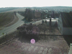 Vjezd do obce ze severu