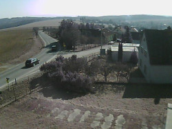 Vjezd do obce ze severu