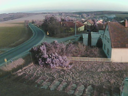 Vjezd do obce ze severu