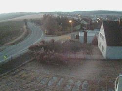 Vjezd do obce ze severu