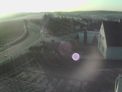 Vjezd do obce ze severu