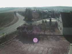 Vjezd do obce ze severu