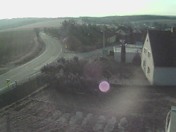 Vjezd do obce ze severu